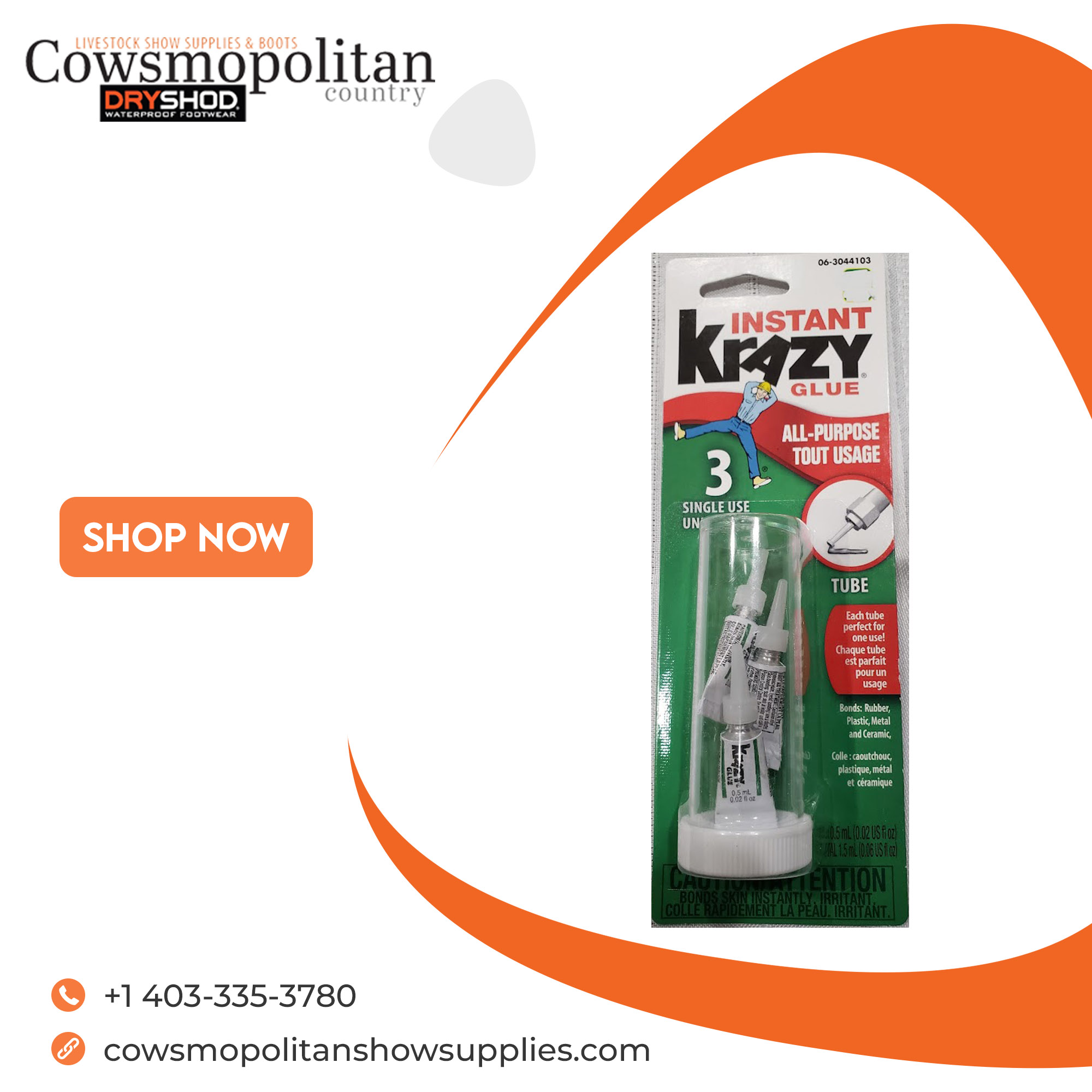 Instant Krazy Glue – Cowsmopolitan Country